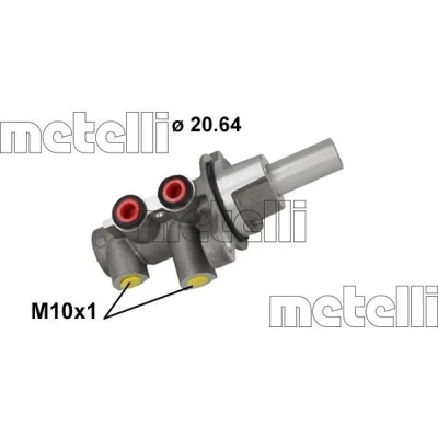 Abbildung von METELLI 05 1148 Hauptbremszylinder 20,64mm Aluminium MAZDA: 2 Schrägheck