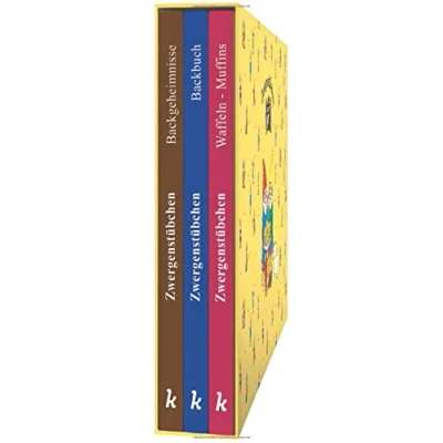 Abbildung von Zwergenstübchen Schuber: 3 Backbücher in einer Sammelbox: Backgeheimnisse, Backbuch, Feine Waffeln Tolle Muffins (Zwergenstübchen und Kochbücher für Kinder, Eltern, Familien)