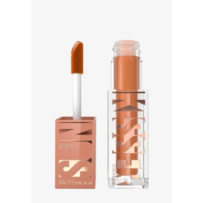 Abbildung von Maybelline New York Sunkisser Blush, Flüssiger Blush für sonnengeküssten Glow, Rouge mit lichtreflektierenden Perlen und Pigmenten, Zartschmelzende Formel Vitamin E, 12 Summer in the City, 4,7 ml