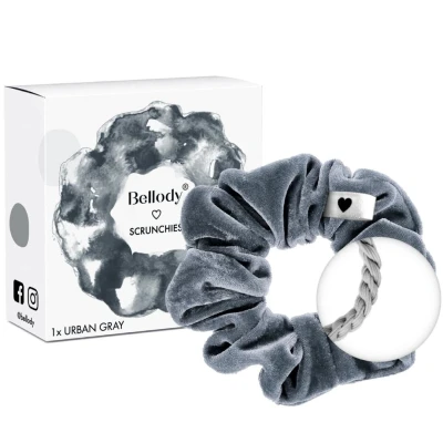 Abbildung von Bellody Scrunchie Haargummis Urban Grau