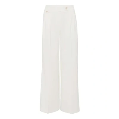 Abbildung von Opus WIDE LEG Pants Marzena Asymmetric Stoffhose, Damen, Größe: 42, Milk