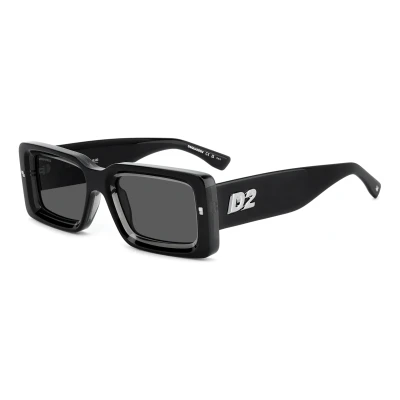 Abbildung von Dsquared2 Sonnenbrille, Herren, Größe: 52, Black grey