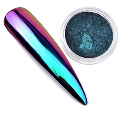 Abbildung von Artlalic 1 Box 0,3g Chameleon Spiegel Nagel Glitters Pulver DIY Chrom Pigment Staub Maniküre Nail art Dekoration Werkzeuge