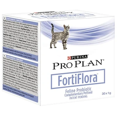 Abbildung von Purina Pro Plan FORTIFLORA für Katzen 30x1g