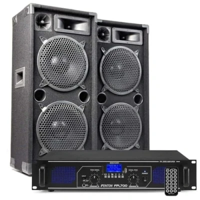 Abbildung von MAX210 DJ Lautsprecher und Bluetooth Verstärker Kombination 2000 W