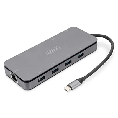 Abbildung von 11 Port USB C Dockingstation mit SSD Enclosure