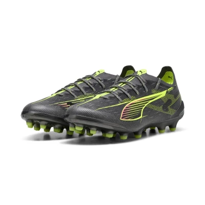 Abbildung von Puma Ultra 5 Ultimate AG Fußballschuh Nocken, Herren, Größe: 46, Silver/yellow Schuhe