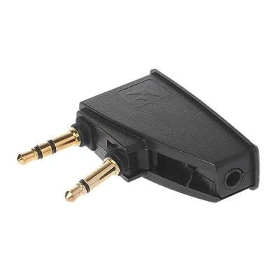 Abbildung von Flugzeug Airline Flug Stereo Kopfhörer 3 5mm Adapter Für QC45 QC35 QC3 QC25 QC20