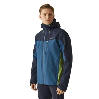 Abbildung von Regatta Herren Birchdale Herrenjacke, langlebig, wasserdicht, Isotex 10000 Jacke, blau, 3XL
