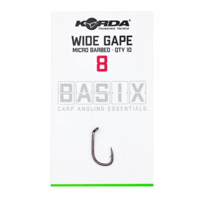 Abbildung von Korda Basix Wide Gape Größe 8 Karpfenhaken