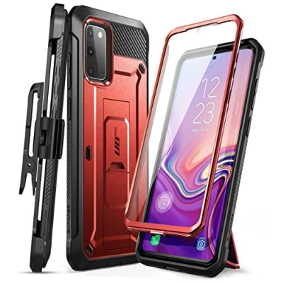 Abbildung von SUPCASE Outdoor Hülle für Samsung Galaxy S20 FE (6.5&quot;) 5G Handyhülle Bumper Case 360 Grad Schutzhülle [Unicorn Beetle Pro] mit Displayschutz, Rot