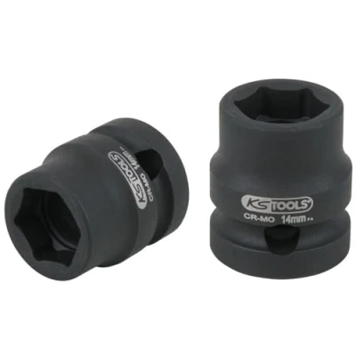 Abbildung von KS TOOLS 515.0061 Kraft Stecknuss 28 14,0 12,5 (1/2&quot;) Sechskant