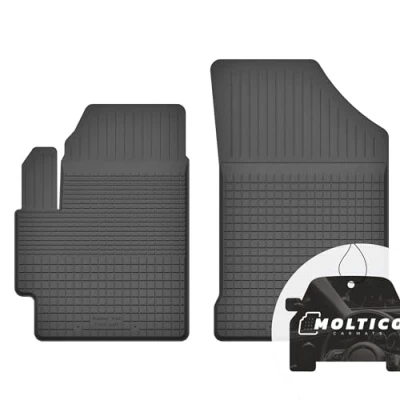 Abbildung von Vorne Gummimatten mit Rand Auto Fußmatten Gummi Automatten Passgenau 2 teilig Set passend für Suzuki Swift III 2005 2010