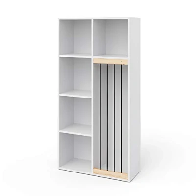 Abbildung von Vicco Bücherregal Marvin, Weiß, 72 x 143 cm