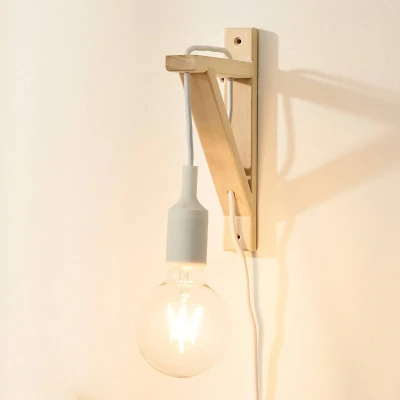 Abbildung von Lucide FIX WALL Wandleuchte 1xE27 Weiß, 19 x 3.2 22.5 cm