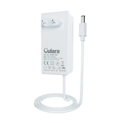 Abbildung von OULARA LED Streifen EU Stecker DC24V 2A 48W Netzteil für Streifen,AC100 240 Netzadapter Treiber, Weiß