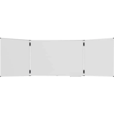 Abbildung von Legamaster UNITE PLUS Klapptafel weiß 100 x (150 300) cm Whiteboard mit Zwei doppelseitig ausklappbaren Flügeln magnetisch und beschreibbar inkl. Zubehör