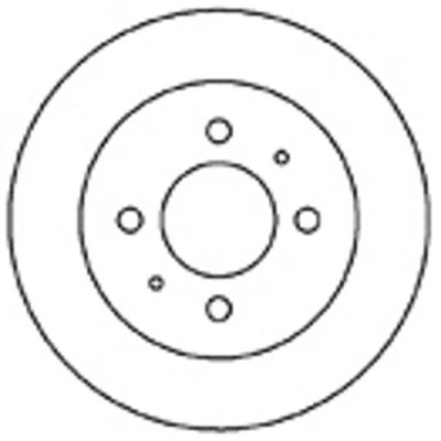 Abbildung von Bremsscheibe MAPCO 45543