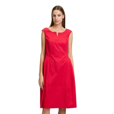 Abbildung von Vera Mont Sommer Tailliert Freizeitkleid, Damen, Größe: 38, Red rose