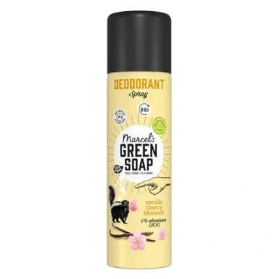 Abbildung von Marcel&#039;s Green Soap Antitranspirant Deo Spray Vanille &amp; Kirschblüte Deodorant Ohne Aluminium (ACH) 100% Vegan Mikroplastikfrei 150ml