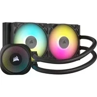Abbildung von CORSAIR iCUE LINK Titan 240 RX RGB Flüssig CPU Kühler 240mm AIO 2X RX120 Lüfter Inklusive Geeignet Für Intel LGA 1851/1700, AMD AM5/AM4 System Hub Schwarz