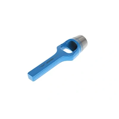 Abbildung von GEDORE Henkellocheisen für weiche Materialen, Ø 39 mm, Gummi Leder Dichtungen Stoff, rund, 205 mm lang, Stanzeisen, 570039