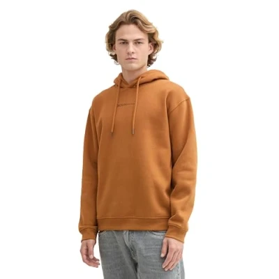Abbildung von TOM TAILOR Denim Herren Hoodie Sweatshirt mit Logo Print