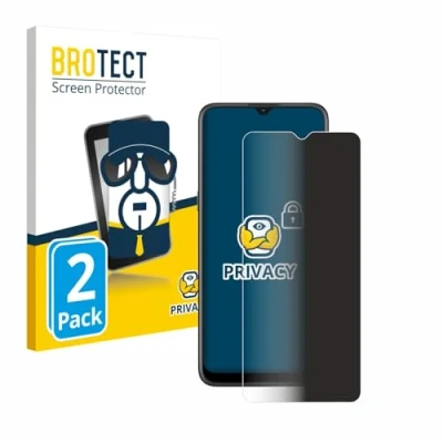 Abbildung von BROTECT (2 Stück Anti Spy Blickschutzfolie für Nokia G11 Privacy Screen Protector [Displayschutz Folie, Sichtschutz, Blaulichtfilter]
