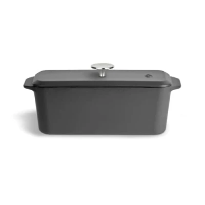 Abbildung von SPRINGLANE Kastenform Gusseisen mit Deckel 33,5 x 13 cm Grau
