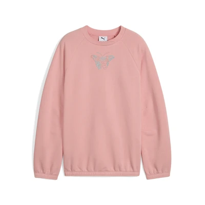 Abbildung von Puma VIBE Crewneck Sweatshirt für Kinder, Größe: 176, Pink fruit