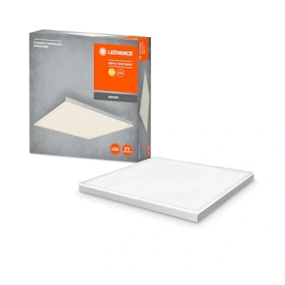 Abbildung von LEDVANCE LED Wand und Deckenleuchte, Rahmenlose Panel Leuchte für Innen, Warmweiß (3000K), 19W, 300mm x 300mm, PLANON FRAMELESS