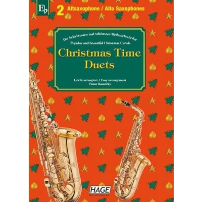 Abbildung von HAGE Musikverlag Christmas Time Duets für 2 Altsaxophone Noten
