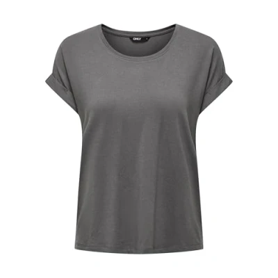 Abbildung von ONLY Onlmosternoos JRS Tshirt basic, Damen, Größe: Medium, Plum kitten