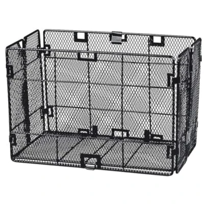 Abbildung von KLICKFix Lenkerkorb Mini Korb Feinmaschig, Schwarz, 19 x 29 20 cm