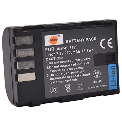 Abbildung von DMW BLF19E BLF19 DSTE Ersatz Batterie Akku Kompatibel für Panasonic Lumix DMC GH3,DMC GH3GK,DMC GH3H,DMC GH3HGK,DMC GH3K Body,DMC GH4H,DMC GH4 Kamera