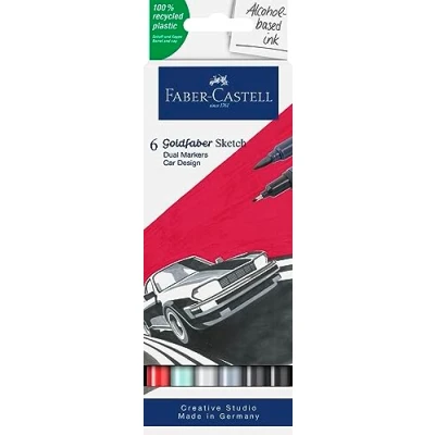 Abbildung von Sketchmarker FC Goldfaber etui, Car design op alcoholbasis