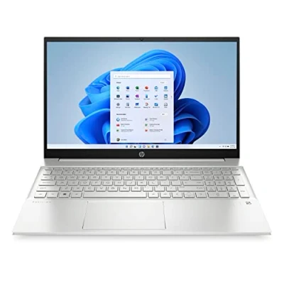 Abbildung von HP Pavilion Laptop 15,6 Zoll FHD IPS Display AMD Ryzen 5 5625U 16 GB DDR4 RAM 512 SSD Radeon Grafikeinheit Windows 11 Home QWERTZ Tastatur Silber