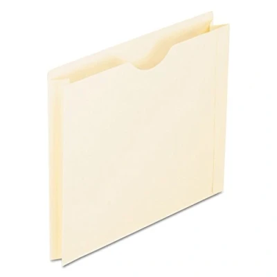 Abbildung von Pendaflex Aktenhüllen Briefgröße Manila 5,1 cm Erweiterung verstärkte gerade Schnittlaschen mit Daumenschnitt 50 Stück pro Box (22200EE), beige