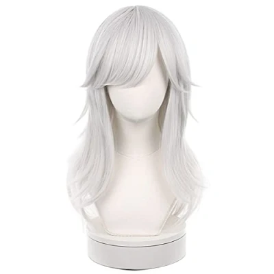Abbildung von HIROAKIYA Cyno Wig, Genshin Impact Cosplay Wig with Cap