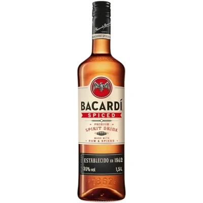 Abbildung von BACARDÍ Spiced, Premium Spirituose aus fassgereiftem Rum, veredelt mit natürlichen Aromen und Gewürzen, 35% Vol., 150 cl/1.5 l
