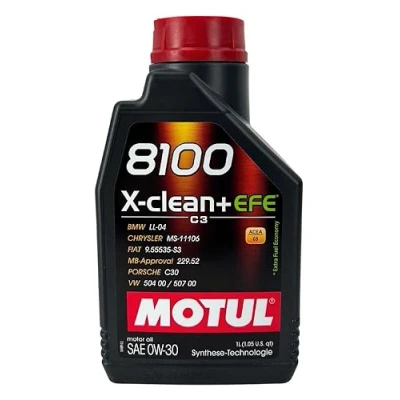Abbildung von Motul 8100 X CLEAN + EFE 0W 30 1l Motoröl 111676 VOLKSWAGEN: Golf 4 Schrägheck, 5 Polo IV AUDI: A4 B8 Avant, A6 C6 Avant