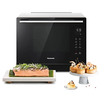 Abbildung von Panasonic Mikrowelle &quot;NN CS89LBGPG&quot;, Dampfgarfunktion Grill und Heißluft, 1000 W