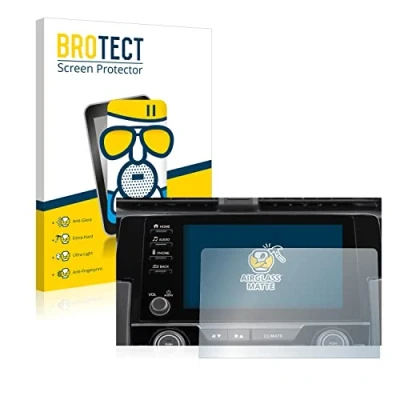 Abbildung von BROTECT Entspiegelungs Schutzglas für Honda Civic 2021 Connect Infotainment 7&quot; Schutz Folie Panzerfolie Glas Matt [Kratzfest 9H, Anti Reflex]