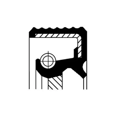Abbildung von Wellendichtring, Differential CORTECO 01036270B