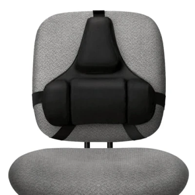 Abbildung von Fellowes Rückenstütze Professional Series, luftdurchlässiger Netzstoff, ergonomische Lordosenstütze, für Bürostuhl