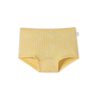 Abbildung von Schiesser Mädchen Shorts Unterhosen Unterwäsche, gelb Bedruckt, 98