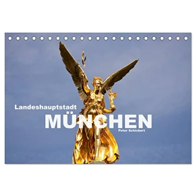 Abbildung von Landeshauptstadt München (Tischkalender 2025 DIN A5 quer), CALVENDO Monatskalender