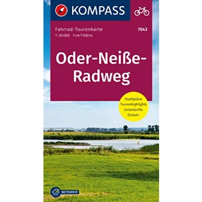 Abbildung von KOMPASS Fahrrad Tourenkarte Oder Neiße Radweg 1:50.000: Leporello Karte, reiß und wetterfest