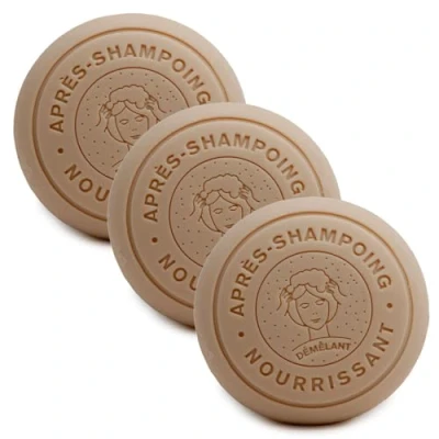 Abbildung von Label Provence Nature French Conditioner Bar aus Bio Eselsmilch für alle Haare 110 g Riegel 3er Set