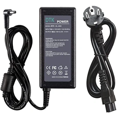 Abbildung von DTK® Ladegerät 19V 2,37A 45W Notebook Laptop Ladekabel AC Netzteil für ASUS Stecker: 【5.5 x 2.5mm】 Ladegeräte Netzteile tragbare Computer Netz Batterie Stromversorgung